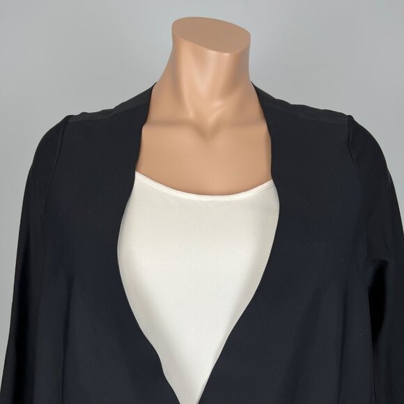 Athleta Womens Plus Avenues Blazer Jacket Black Euroluxe Stretch size 22 - Picture 6 of 16